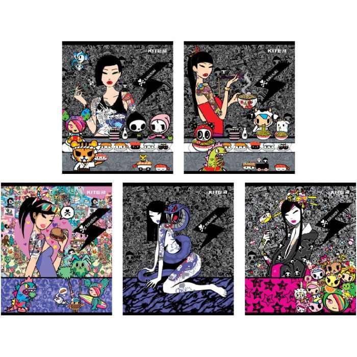 Тетрадь Kite tokidoki , 48 листов, клетка (TK22-259)