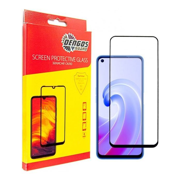 Скло захисне Dengos Full Glue Oppo A76 (TGFG-222)