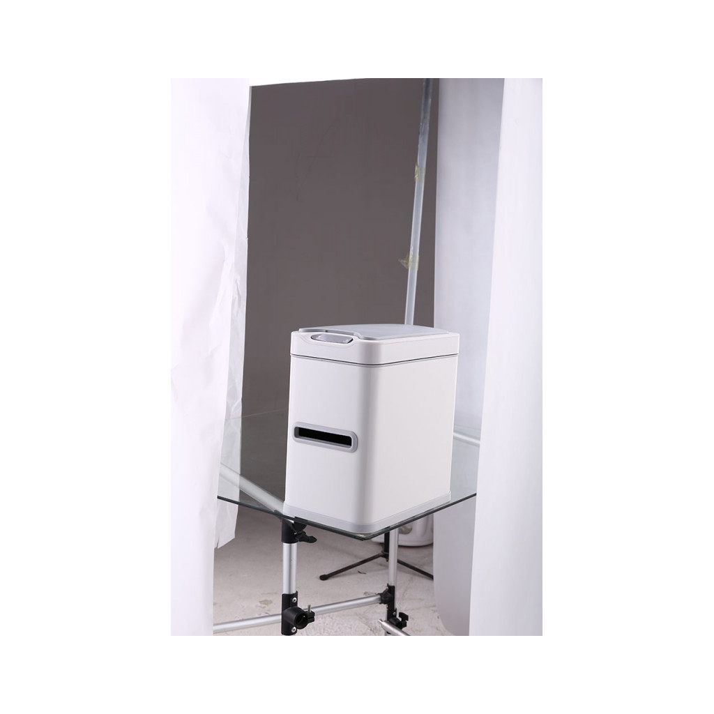 Контейнер для мусора JAH сенсорный прямоугольный для туалетной бумаги белый 7 л (6407) изображение 5