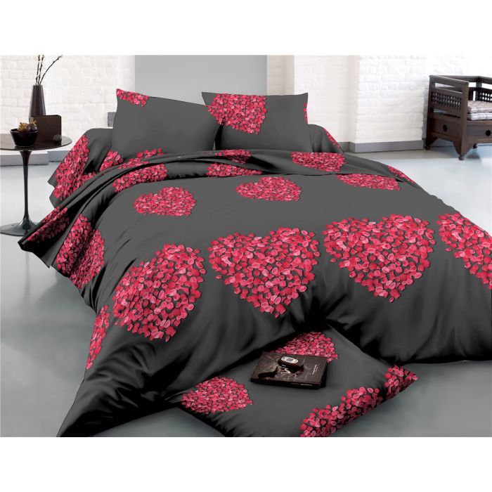 Постільна білизна MirSon Сатин 22-1290-1 Heart of flowers 2х143х210 (2200004110226)
