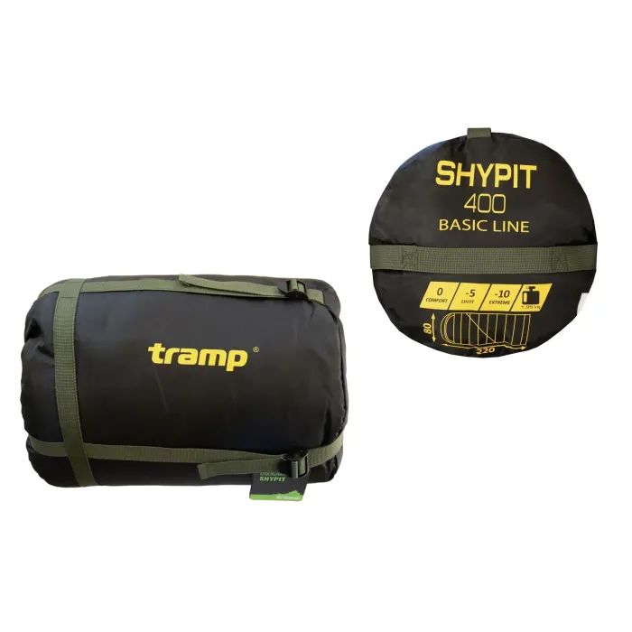 Спальный мешок Tramp Shypit 400 Olive Left (UTRS-060R-L) изображение 12