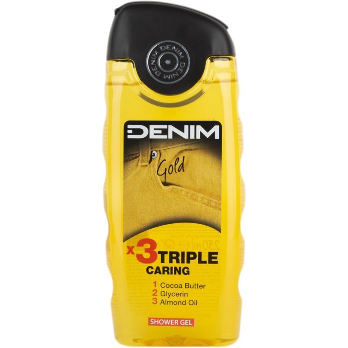 Гель для душа Denim Gold тройной уход 250 мл (8008970037196)