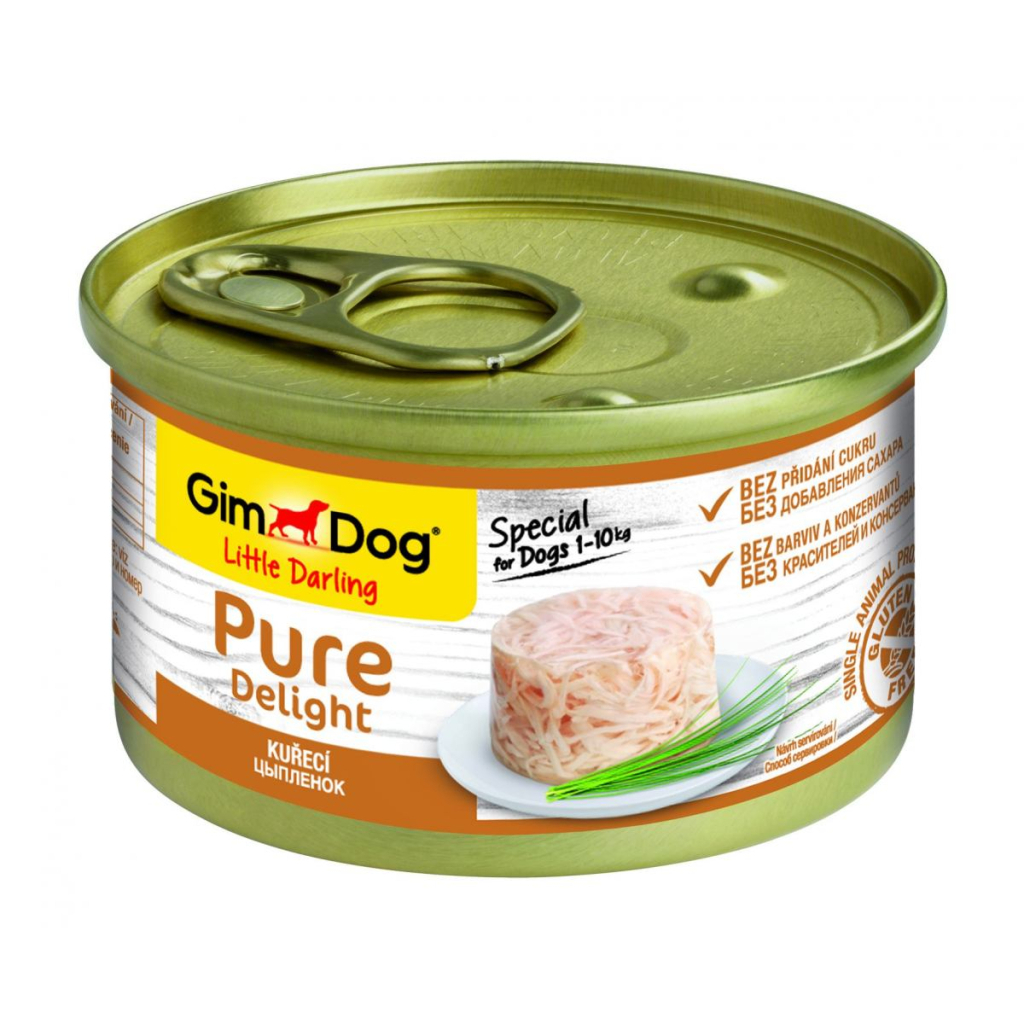 Консервы для собак GimDog LD Pure Delight с курицей 85 г (4002064513003)