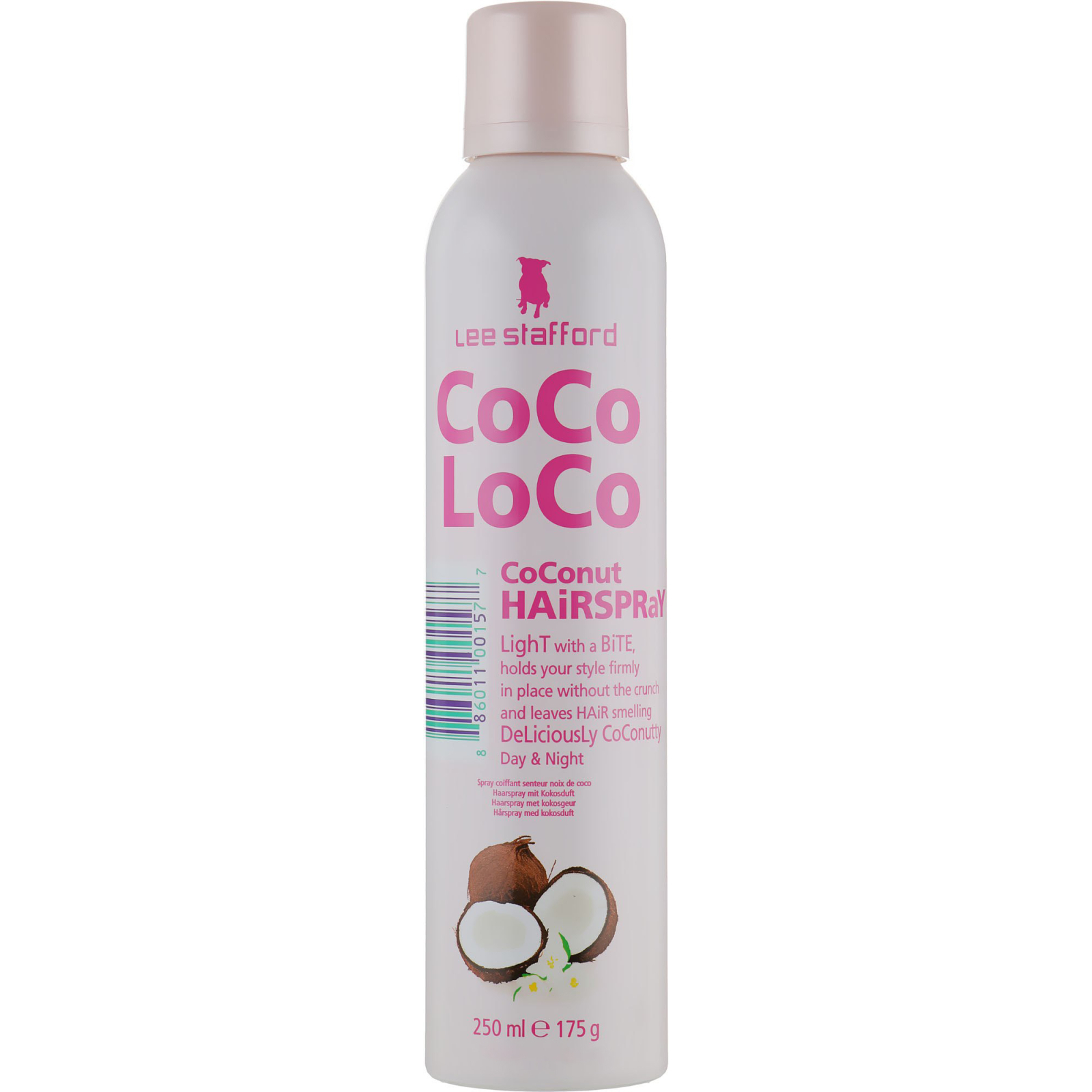 Лак для волос Lee Stafford Coco Loco Coconut Hair Spray 250 мл (886011001577)
