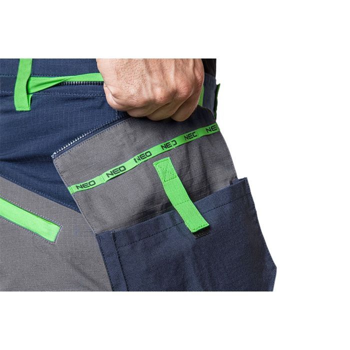 Штани робочі Neo Tools Premium, розмір XL (54), тканина ripstop, 210 г/м2,бавовна, (81-227-XL) зображення 6