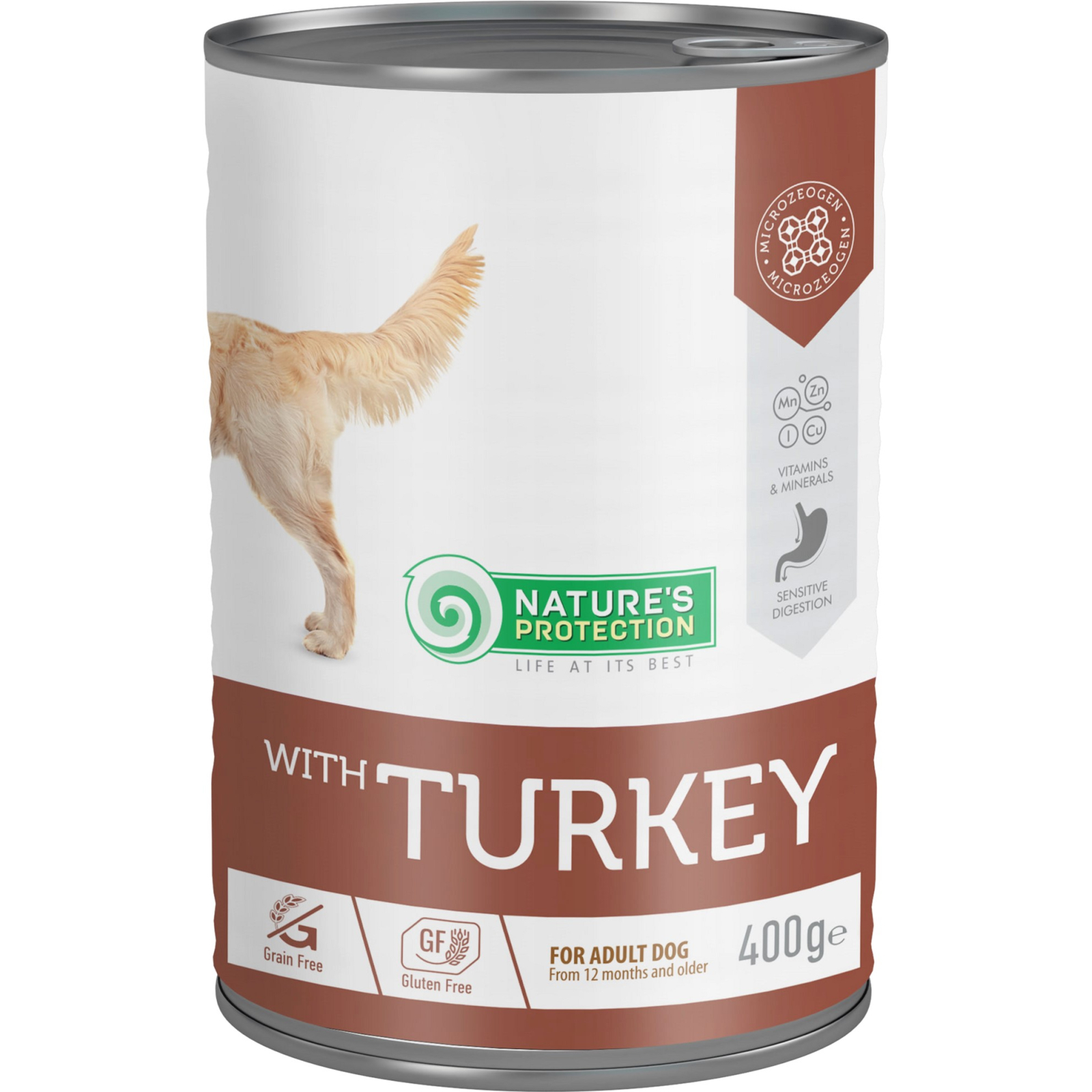 Консерви для собак Nature's Protection with Turkey 400 г (KIK45601)