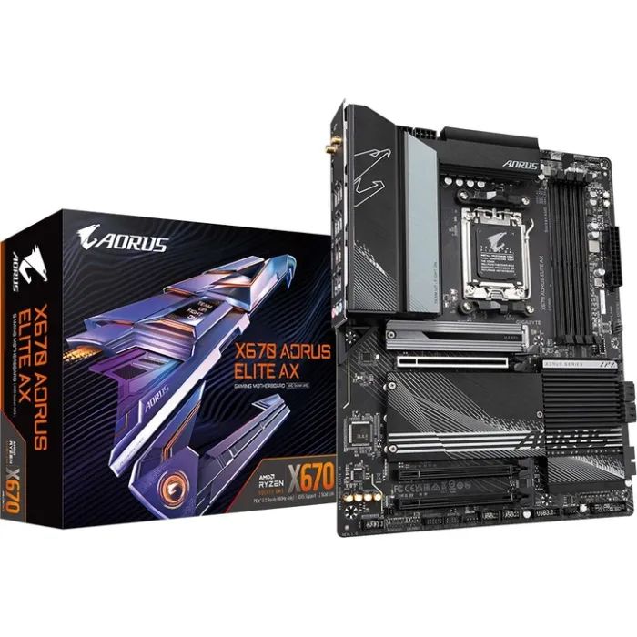Материнская плата GIGABYTE X670 AORUS ELITE AX изображение 2