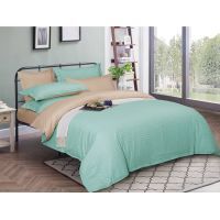 Постільна білизна MirSon SatinStripe 30-0014+ 30-0004Aivengo 200х220 Євро (2200005260302)