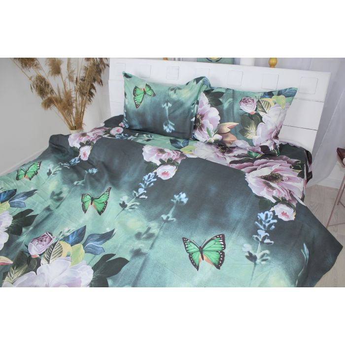 Постельное белье MirSon Сатин 22-1286 Wonderful flowers Евро (2200003595055) изображение 3