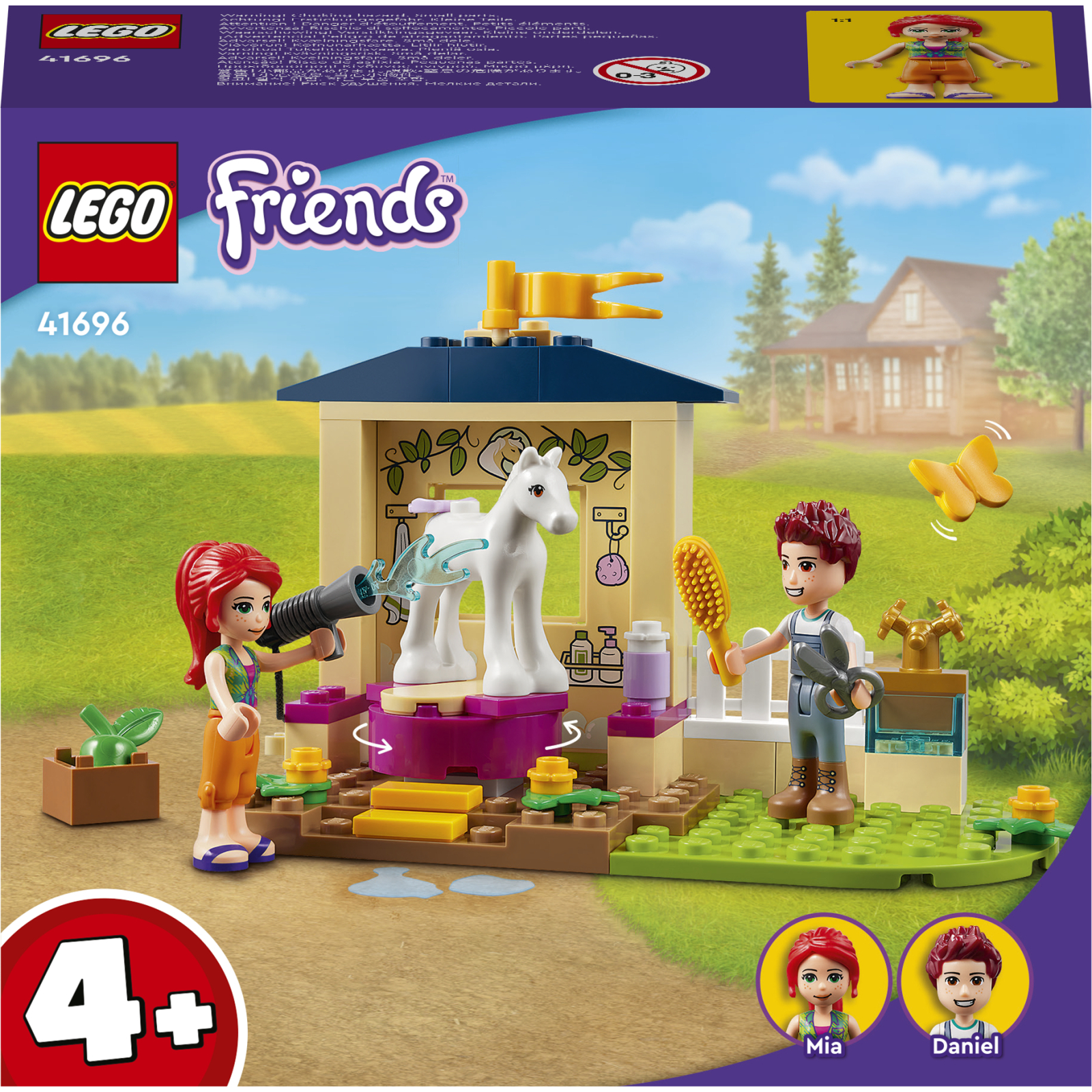 Конструктор LEGO Friends Конюшня для миття поні 60 деталей (41696)