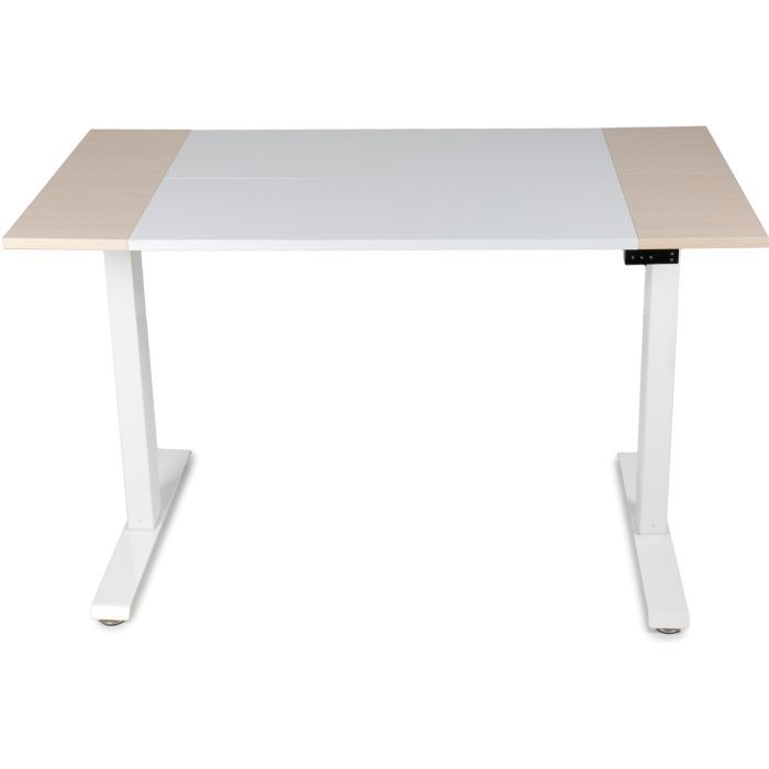 Комп'ютерний стіл Barsky User white/wood 1200*600 (VRU_el-02) зображення 2