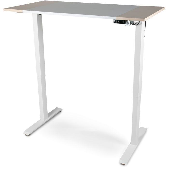 Комп'ютерний стіл Barsky User white/wood 1200*600 (VRU_el-02) зображення 3