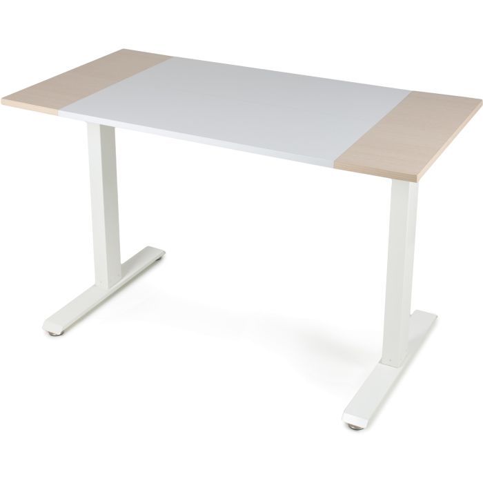 Комп'ютерний стіл Barsky User white/wood 1200*600 (VRU_el-02) зображення 6