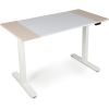Комп'ютерний стіл Barsky User white/wood 1200*600 (VRU_el-02) зображення 8
