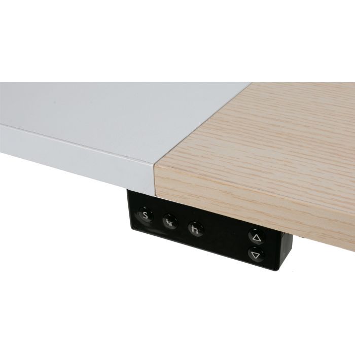 Комп'ютерний стіл Barsky User white/wood 1200*600 (VRU_el-02) зображення 9