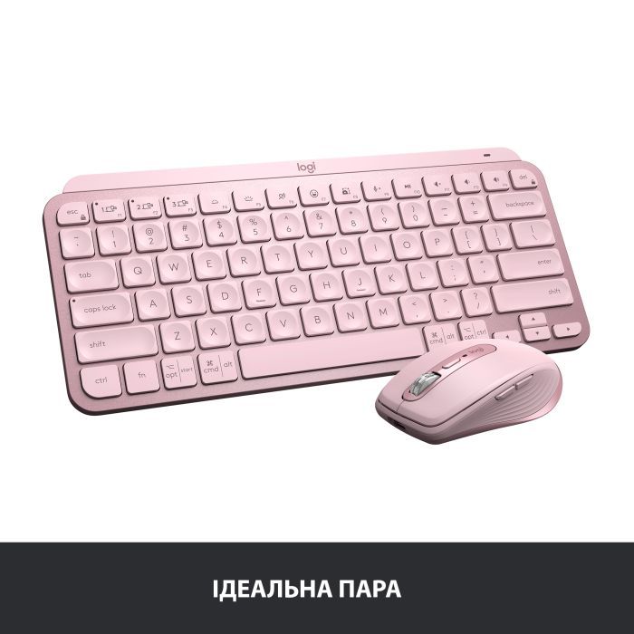 Клавиатура Logitech MX Keys Mini Wireless Illuminated UA Graphite (920-010498) изображение 10