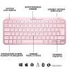 Клавиатура Logitech MX Keys Mini Wireless Illuminated UA Rose (920-010500) изображение 6