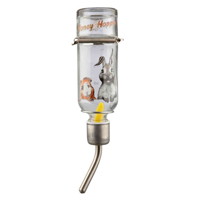 Поїлка для гризунів Trixie Honey & Hopper 250 мл (скло) (4011905604466)