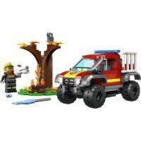 Конструктор LEGO City Пожарно-спасательный внедорожник 97 деталей (60393) изображение 2