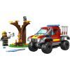 Конструктор LEGO City Пожарно-спасательный внедорожник 97 деталей (60393) изображение 2