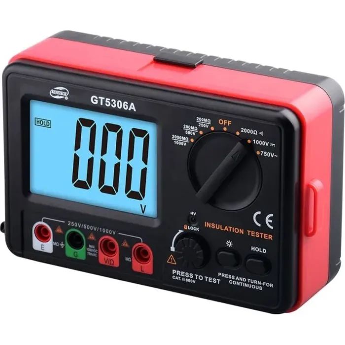 Мегаомметр Benetech 0-2 ГΩ (GT5306A)