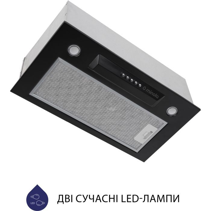 Витяжка кухонна Minola HBI 5324 BL 800 LED зображення 4