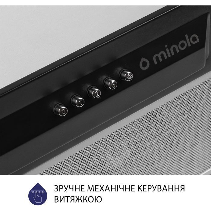 Витяжка кухонна Minola HBI 5324 BL 800 LED зображення 7