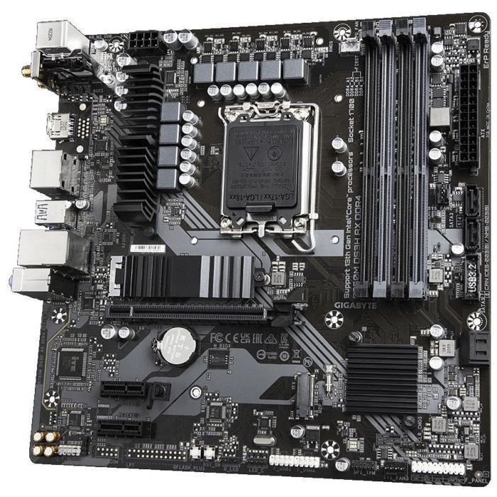 Материнська плата GIGABYTE B760M DS3H AX DDR4 зображення 4