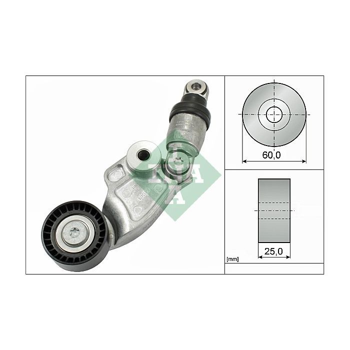 Натяжитель ремня с роликом INA 533 0128 10
