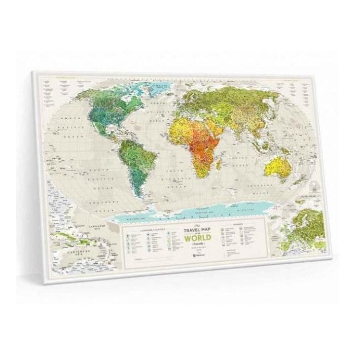 Скретч карта 1DEA.me Travel Map Geography World (13029) изображение 3