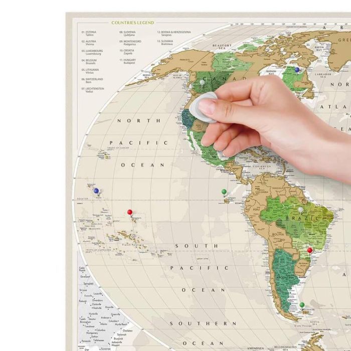 Скретч карта 1DEA.me Travel Map Geography World (13029) изображение 4