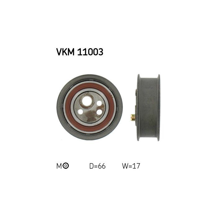 Ролик натягувача ременя SKF VKM 11003
