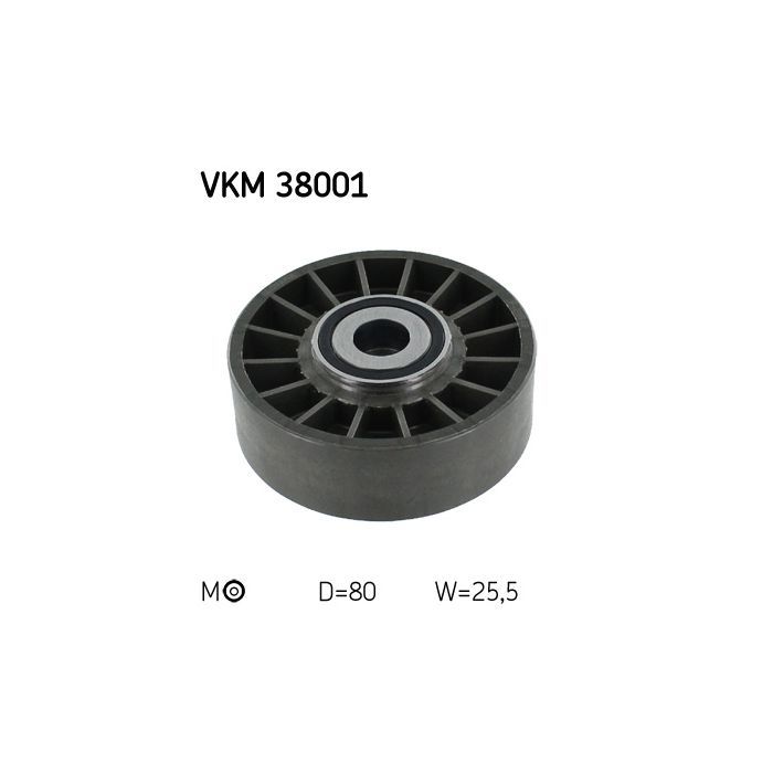 Ролик натяжителя ремня SKF VKM 38001