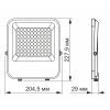 Прожектор Videx LED PREMIUM VIDEX F2 50W 5000K (VL-F2-505G) изображение 2