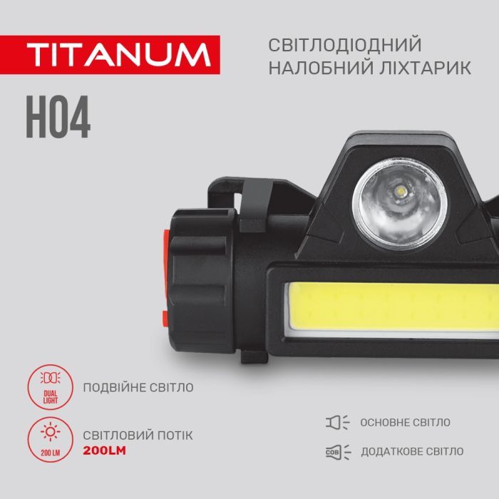 Фонарь TITANUM 200Lm 6500K (TLF-H04) изображение 4