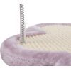 Дряпка (когтеточка) для котов Trixie Junior Столбик-лапа с игрушками 40х38х50 см светло-сиреневый (4011905429311) изображение 3