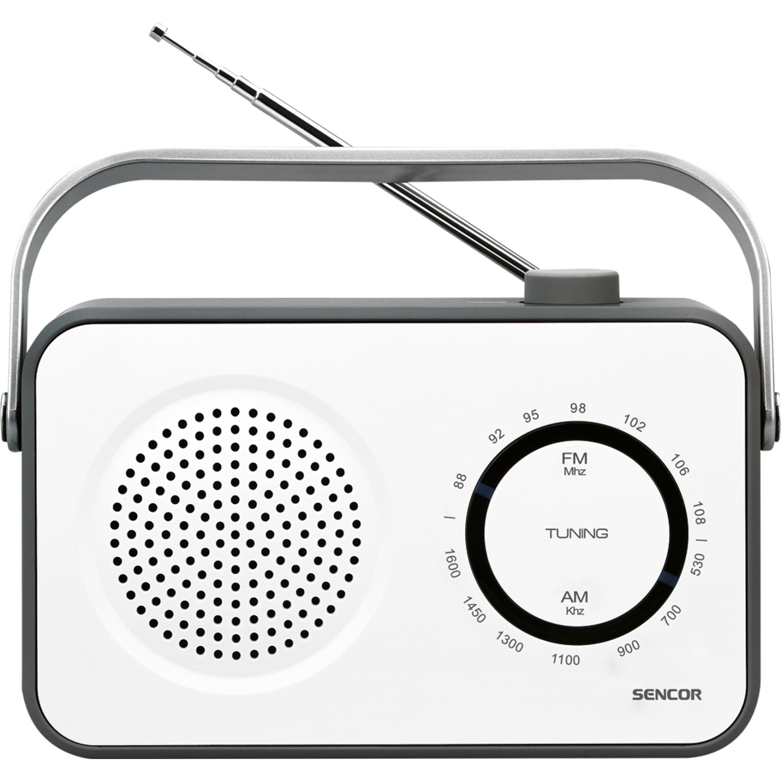 Портативний радіоприймач Sencor SRD 2100 White (35051554) зображення 2