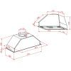 Витяжка кухонна Perfelli BIET R 5854 I 1200 LED зображення 11