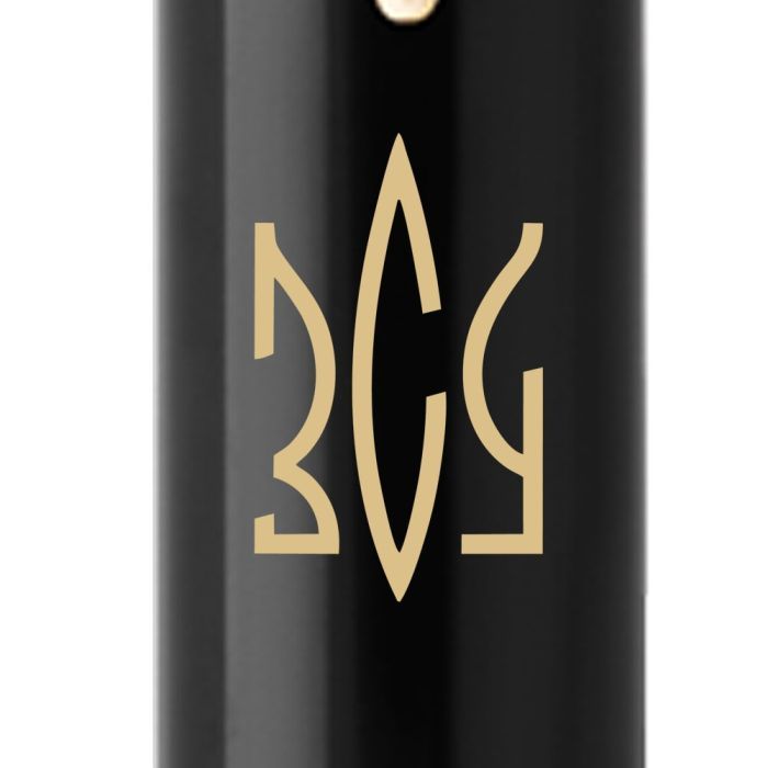 Ручка шариковая Parker IM 17 UKRAINE Black GT BP Трезубец ЗСУ (22032_T039y) изображение 4