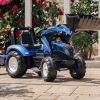 Веломобиль Falk трактор на педалях с прицепом и передним ковшом Синий (3090M) изображение 2