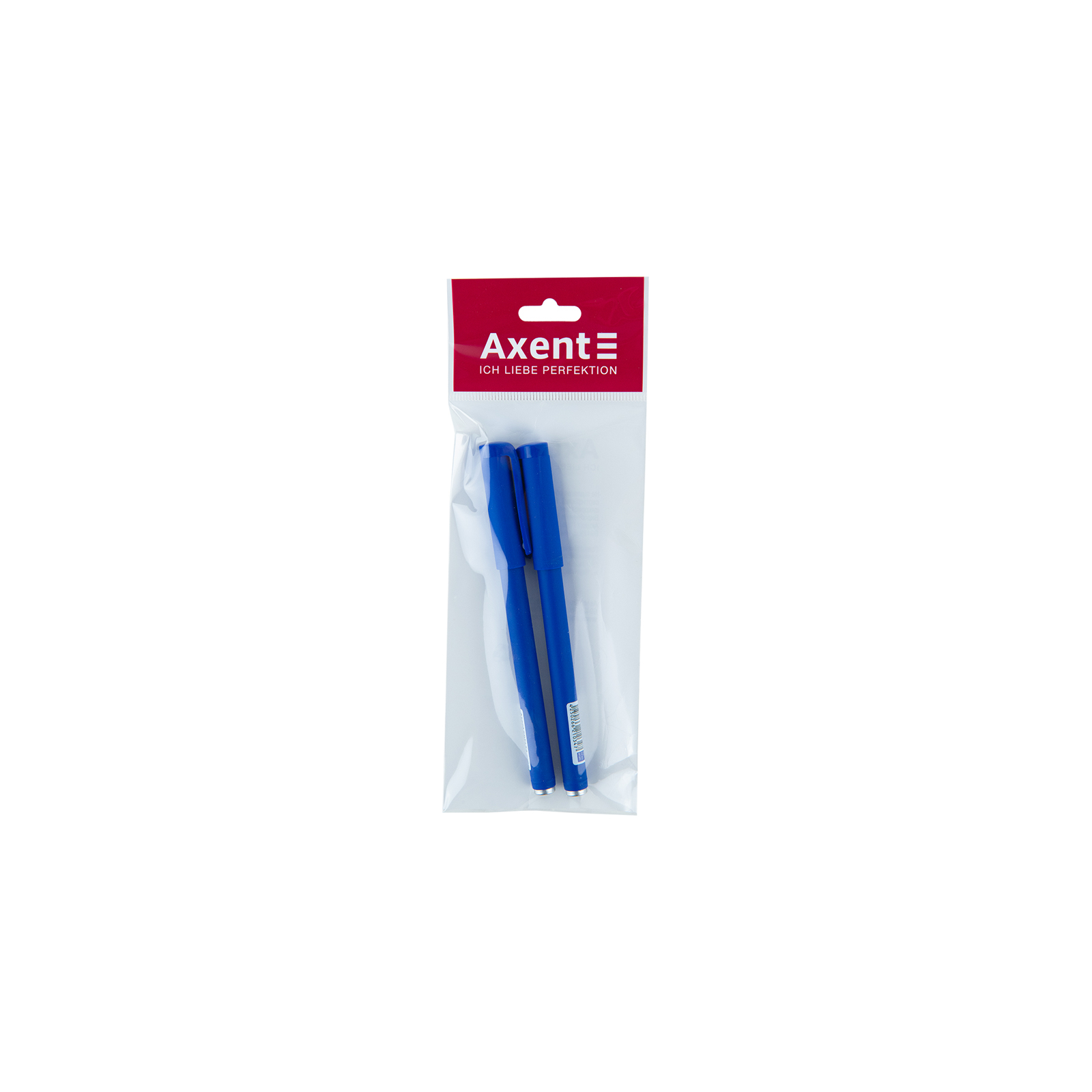 Ручка гелевая Axent Delta 0,7мм, синяя 2 шт (полибег) (DG2042-02/02/P)