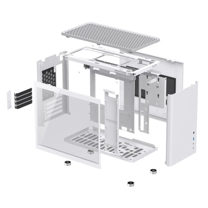 Корпус JONSBO D30 White изображение 12