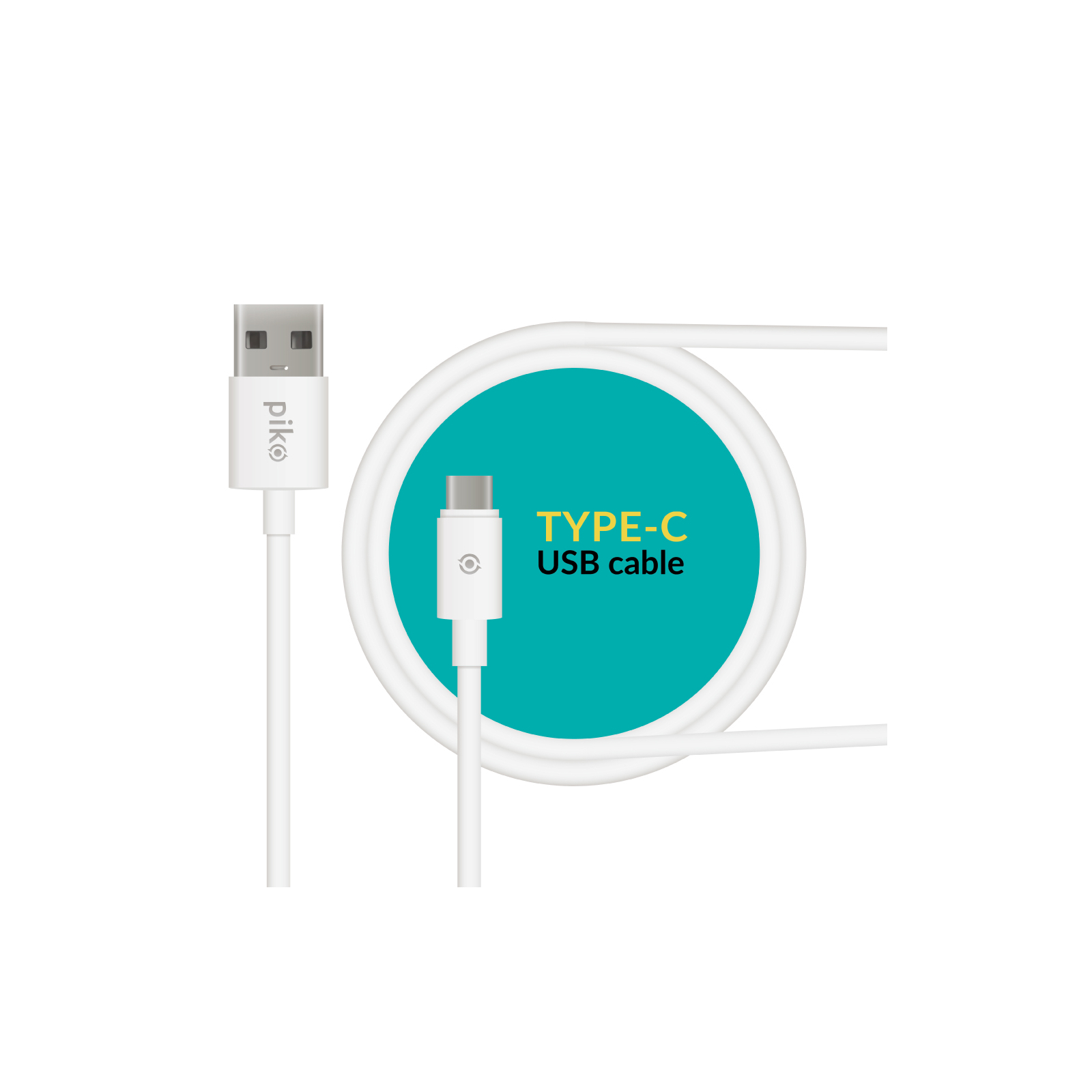 Дата кабель USB 2.0 AM to Type-C 1.2m CB-UT11 White Piko (1283126477522)