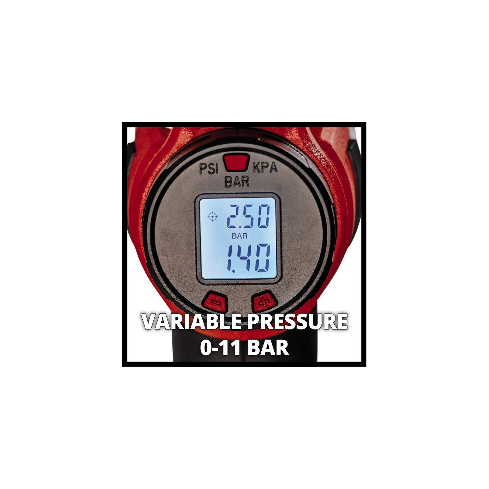 Автомобильный компрессор Einhell CE-CC 18 Li - Solo, 18В, PXC (без АКБ и ЗУ) (2071010) изображение 5