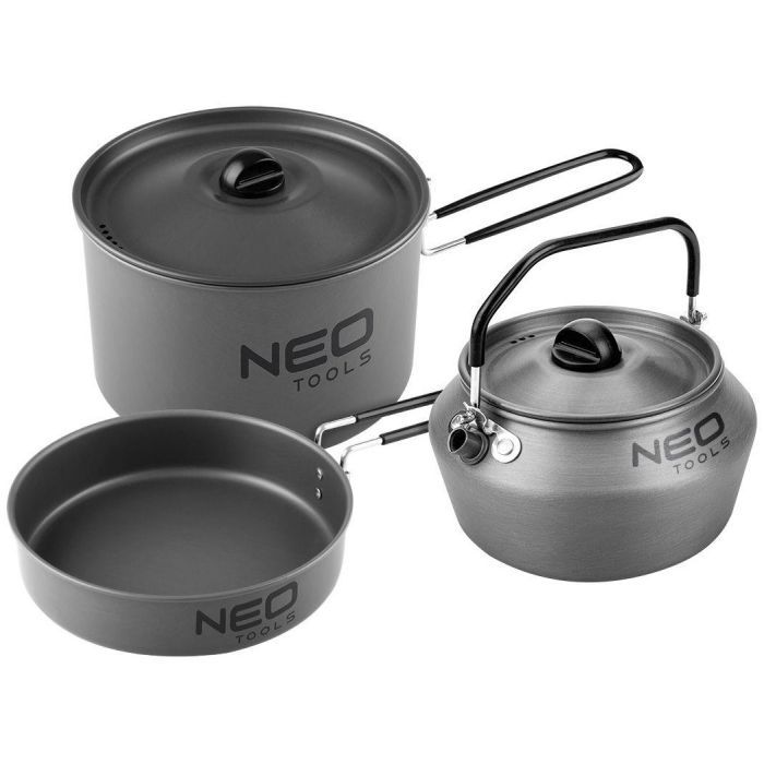Набор туристической посуды Neo Tools 3в1 LFGB 0.616кг (63-145)