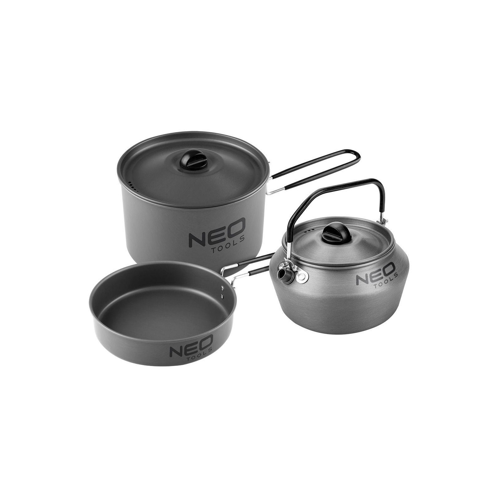 Набір туристичного посуду Neo Tools 3в1 LFGB 0.616кг (63-145)