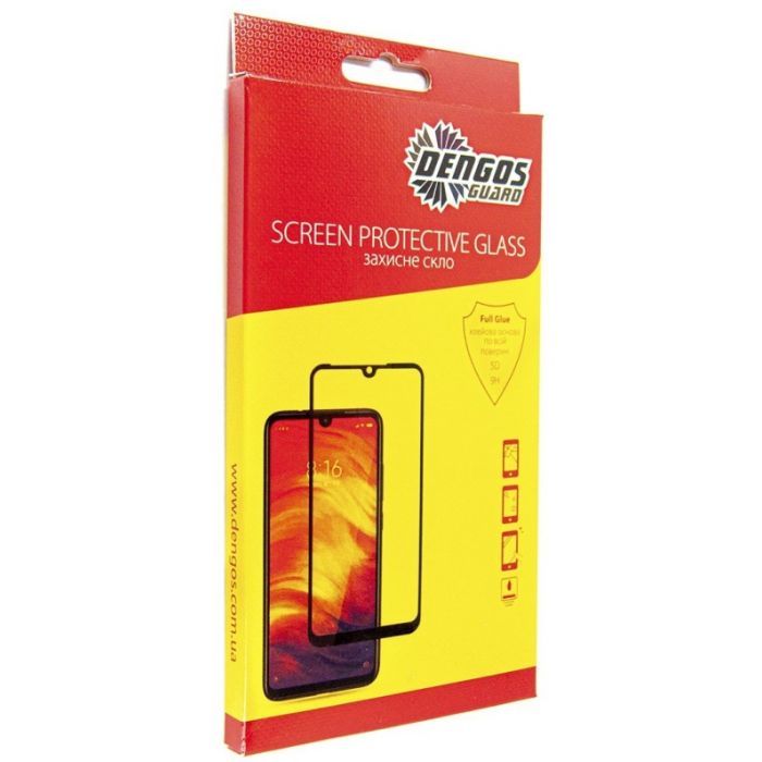 Скло захисне Dengos Full Glue Xiaomi Redmi Note 12s (black) (TGFG-277)