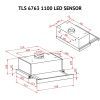 Витяжка кухонна Perfelli TLS 6763 WH 1100 LED Sensor зображення 11
