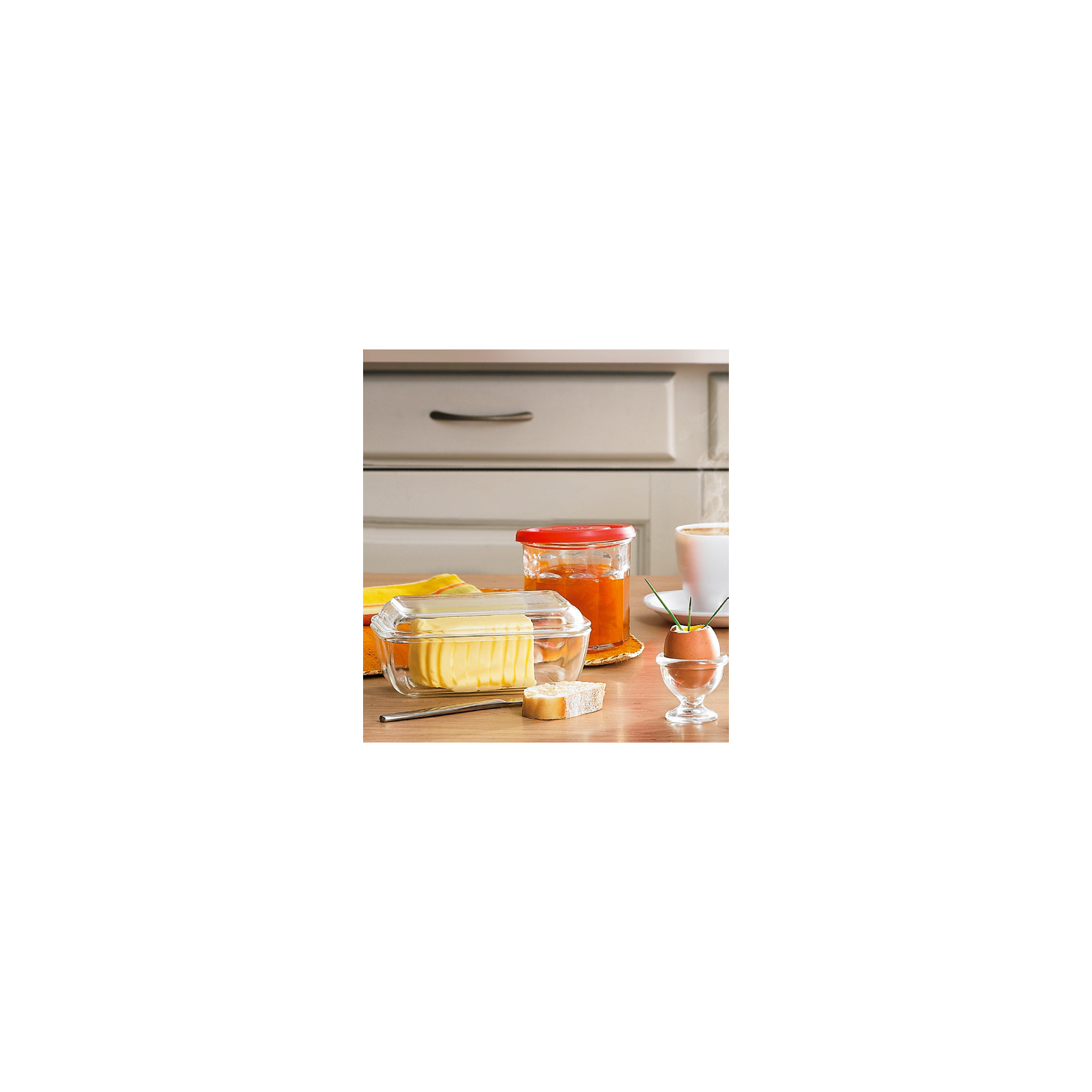Масленка кухонная Luminarc Butter Clear 17 см (N3913) изображение 4