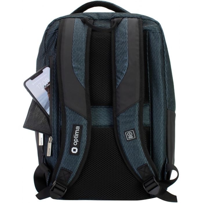 Рюкзак школьный Optima 17" серый (O97459) изображение 8